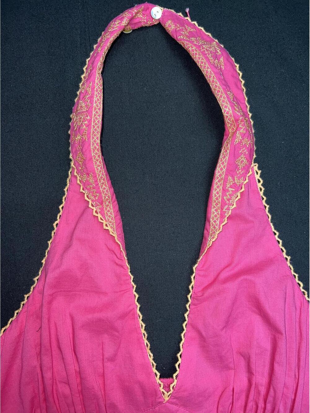 Free People Embroidered pink-Rose top - Picture 8 of 9